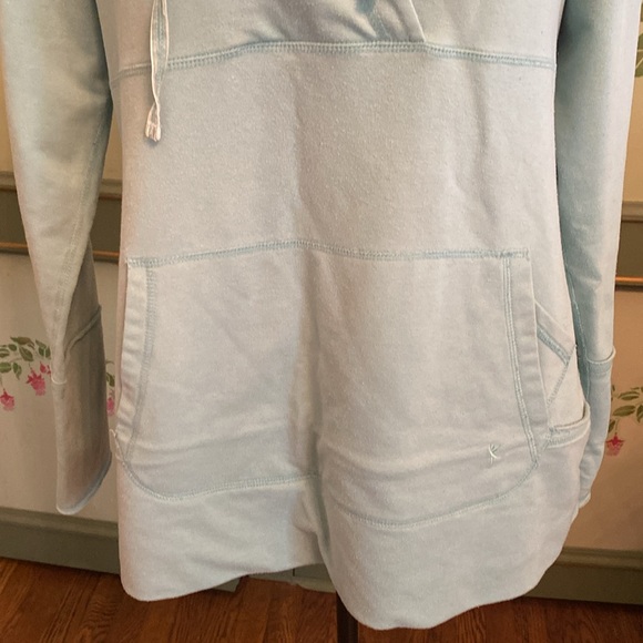 DANSKIN V-NECK HOODIE WITH FRONT POCKET Size L (12/14) - Picture 6 of 7